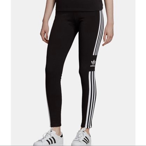 NWT Adidas three stripe trefoil leggings - Picture 5 of 11